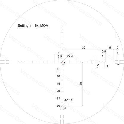 Vector Optics Orion 4-16x44 MAX Riflescope Scol-42