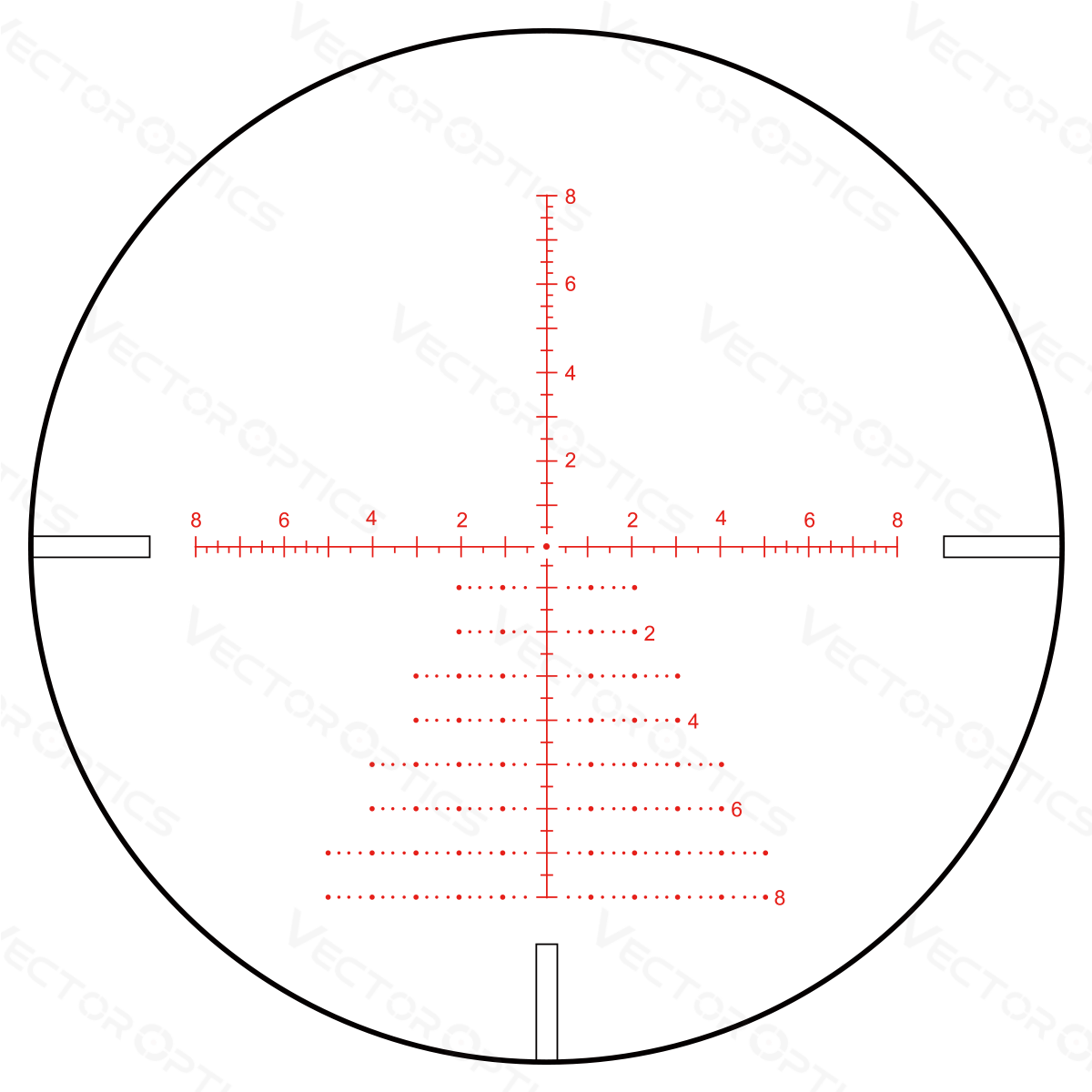 Vector Optics Continental x8 3-24x56 SFP ZERO STOP Tactical Scope ED Scol-t50