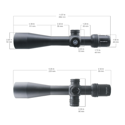 Vector Optics Veyron 6-24x44 IR First Focal Plane Riflescope Illuminated Scff-37