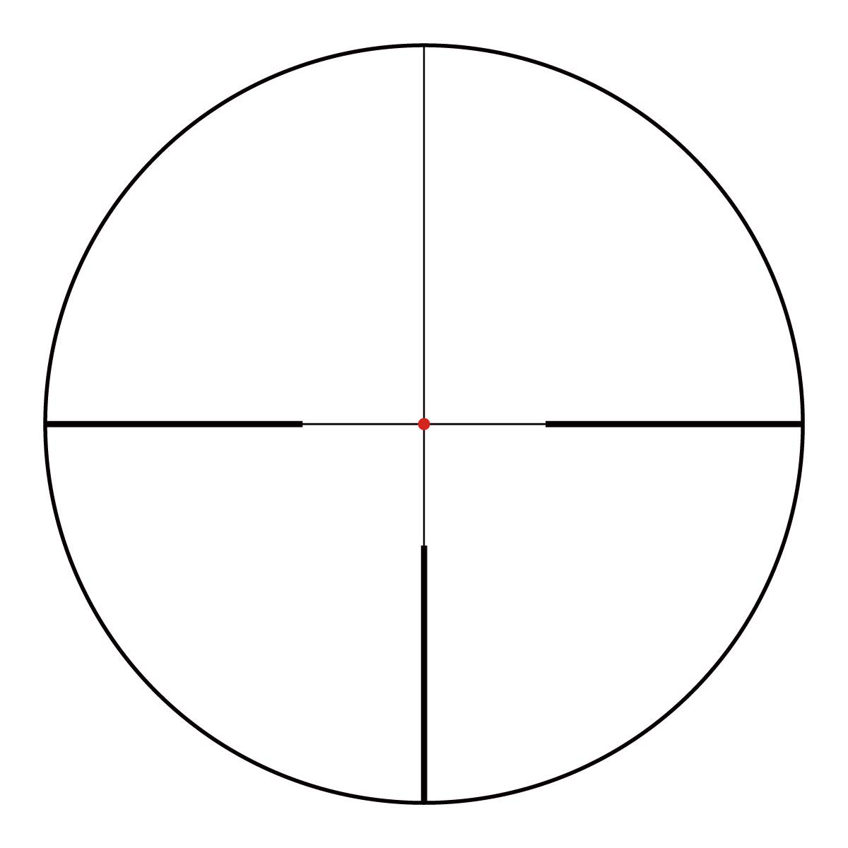 Vector Optics Constantine 1-6x24i Riflescope Fiber Dot Reticle Scoc-36