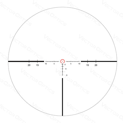 Vector Optics Continental x6 1-6x24 Tactical LPVO Riflescope FDE SOC-34