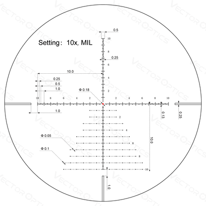 Vector Optics Veyron 3-12x44IR SFP Compact Riflescope Scom-40