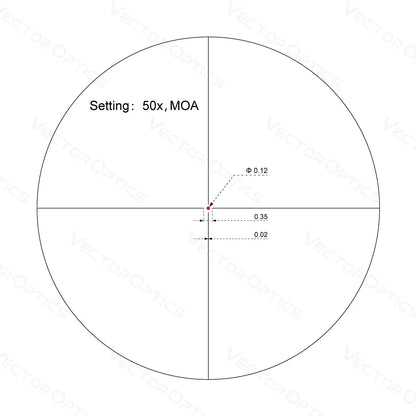 Vector Optics Minotaur 10-50x60 GenII SFP Riflescope Scol-36