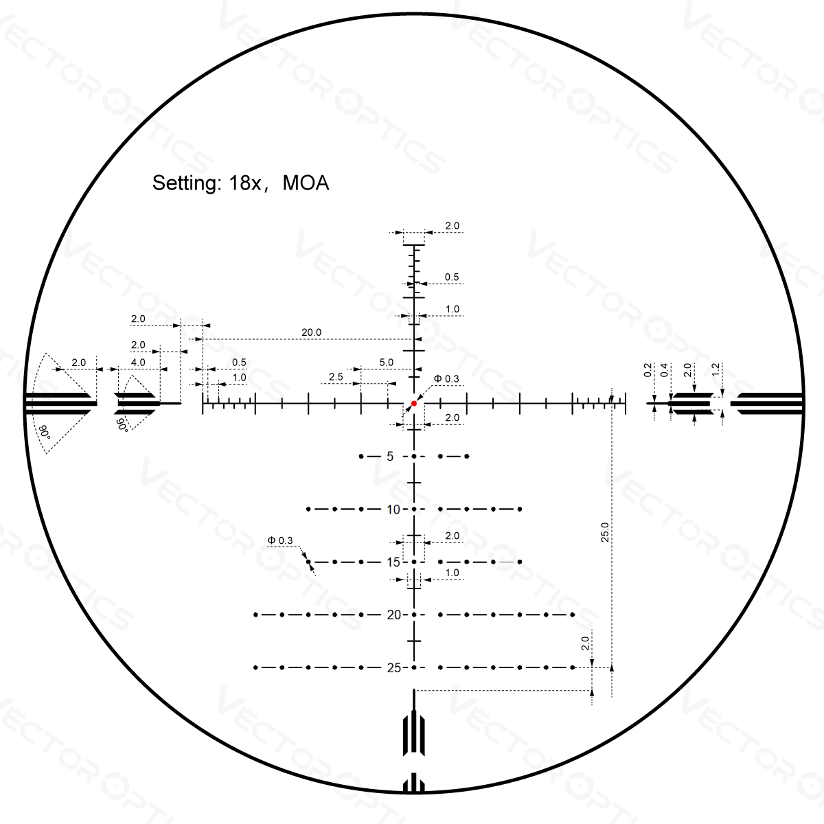 Vector Optics Orion Pro MAX 3-18x50 HD SFP Riflescope Scol-57