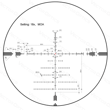 Vector Optics Orion Pro MAX 3-18x50 HD SFP Riflescope Scol-57