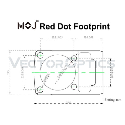 Vector Optics Frenzy 1x22x26 AUT Red Dot Sight Auto Light Sensor Scrd-37