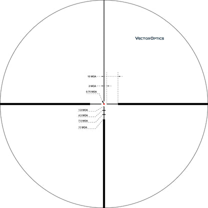 Vector Optics Continental x6 2-12x50 G4 Hunting Riflescope SCOM-15