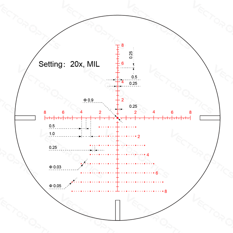 Vector Optics Continental x6 4-24x50 Tactical Riflescope FDE SCOL-43