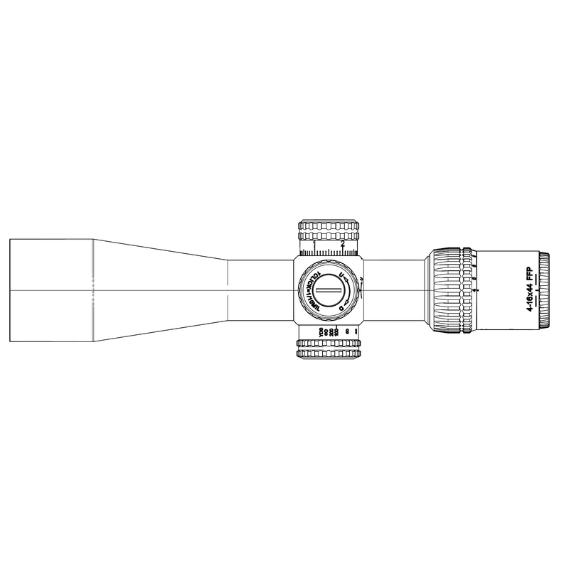 Vector Optics Veyron 4-16x44 FFP Riflescope Scff-22