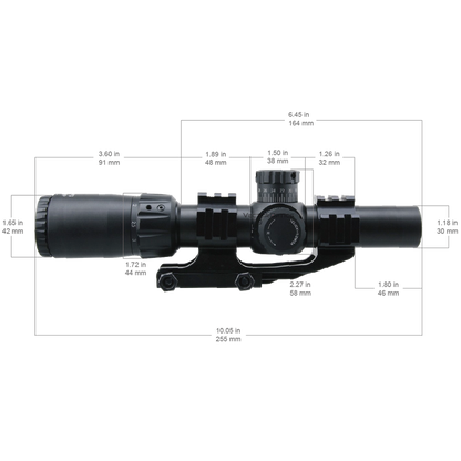 Vector Optics Mustang 1-4x24 FFP Riflescope Scff-36