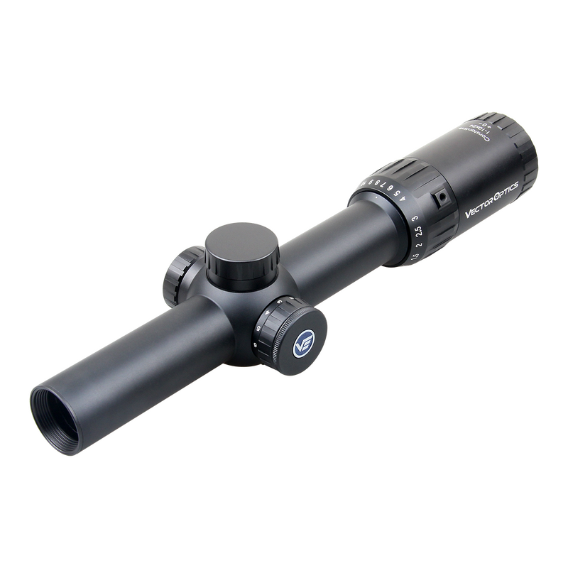 Vector Optics Constantine 1-10x24 Riflescope Fiber Dot Reticle Scoc-35