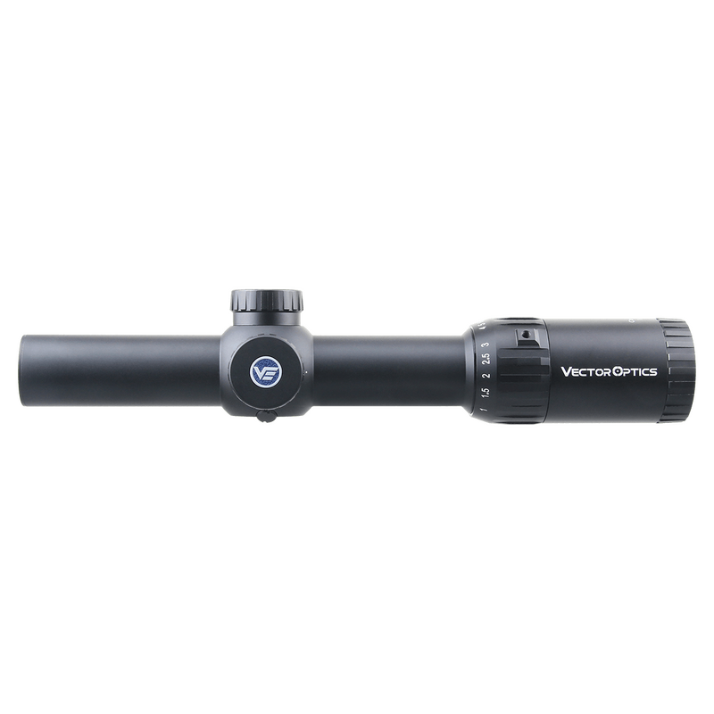 Vector Optics Constantine 1-10x24 Riflescope Fiber Dot Reticle Scoc-35