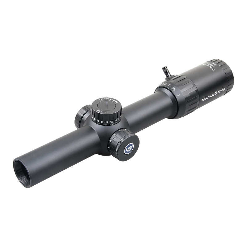 Vector Optics Constantine 1-10x24 Riflescope Fiber Dot Reticle Scoc-35