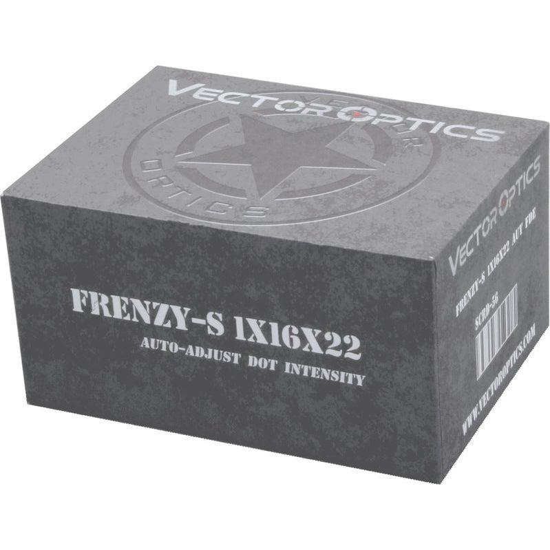 Vector Optics Frenzy-S 1x16x22 Engineering Polymer AUT Red Dot Sight FDE Scrd-56